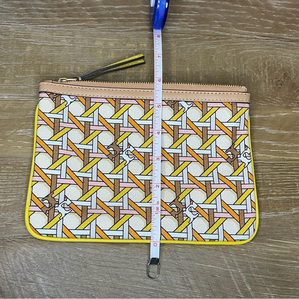 Tory Burch Reverie Canvas Pouch - Picture 10 of 10